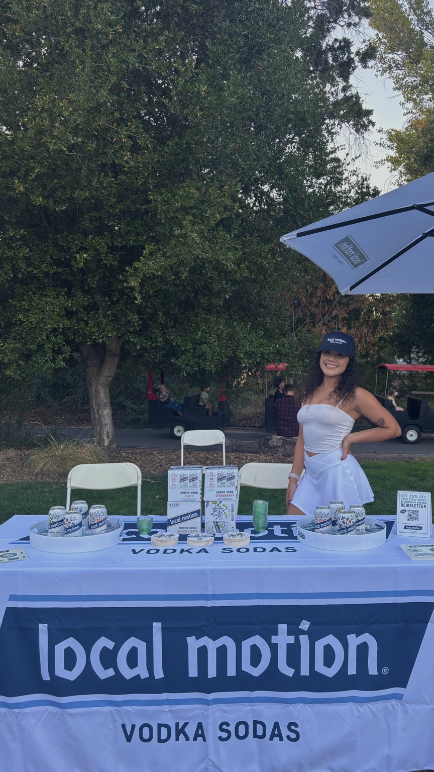 Local Motion vodka soda promotion